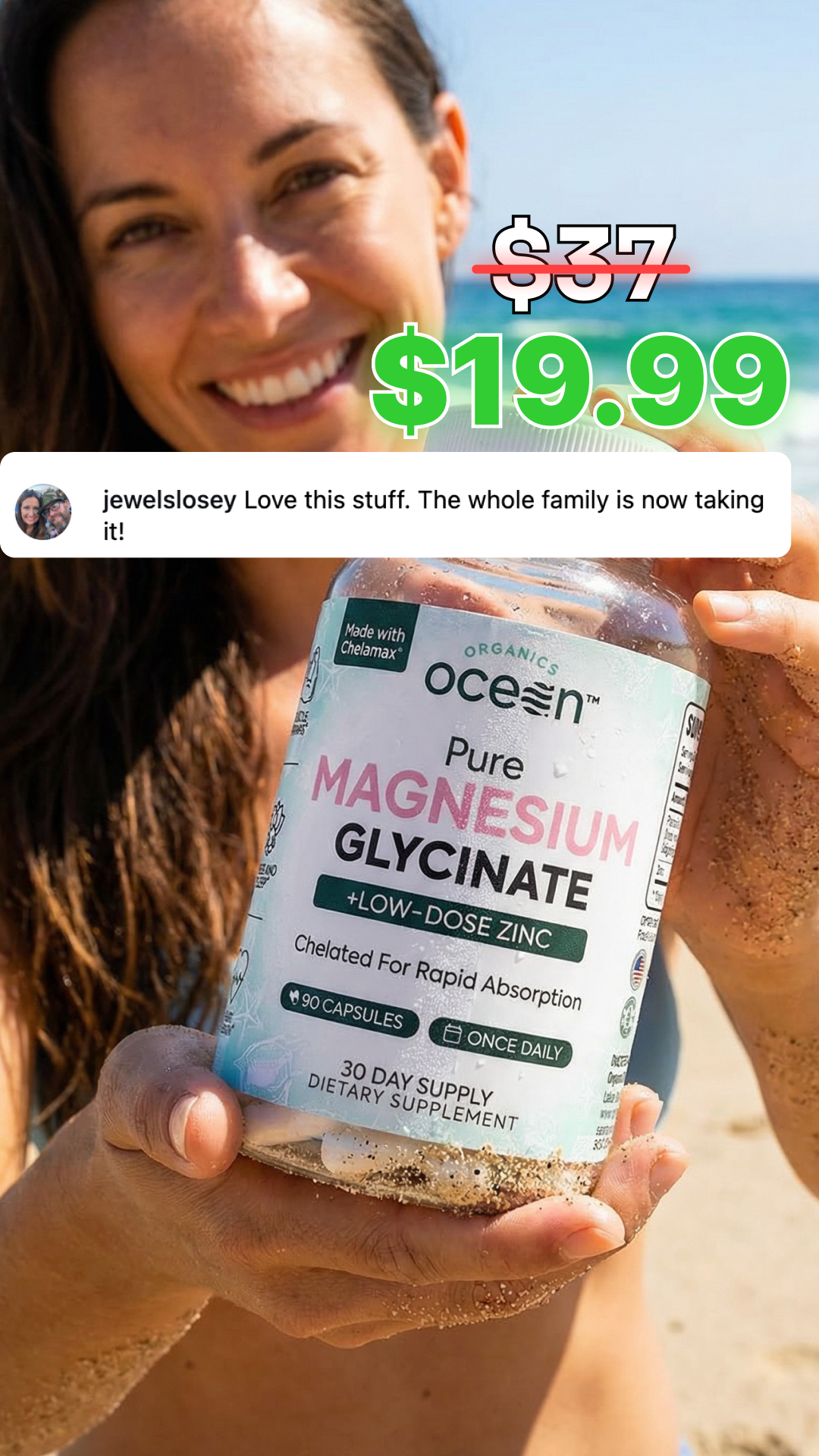 Organics Ocean Facebook ad