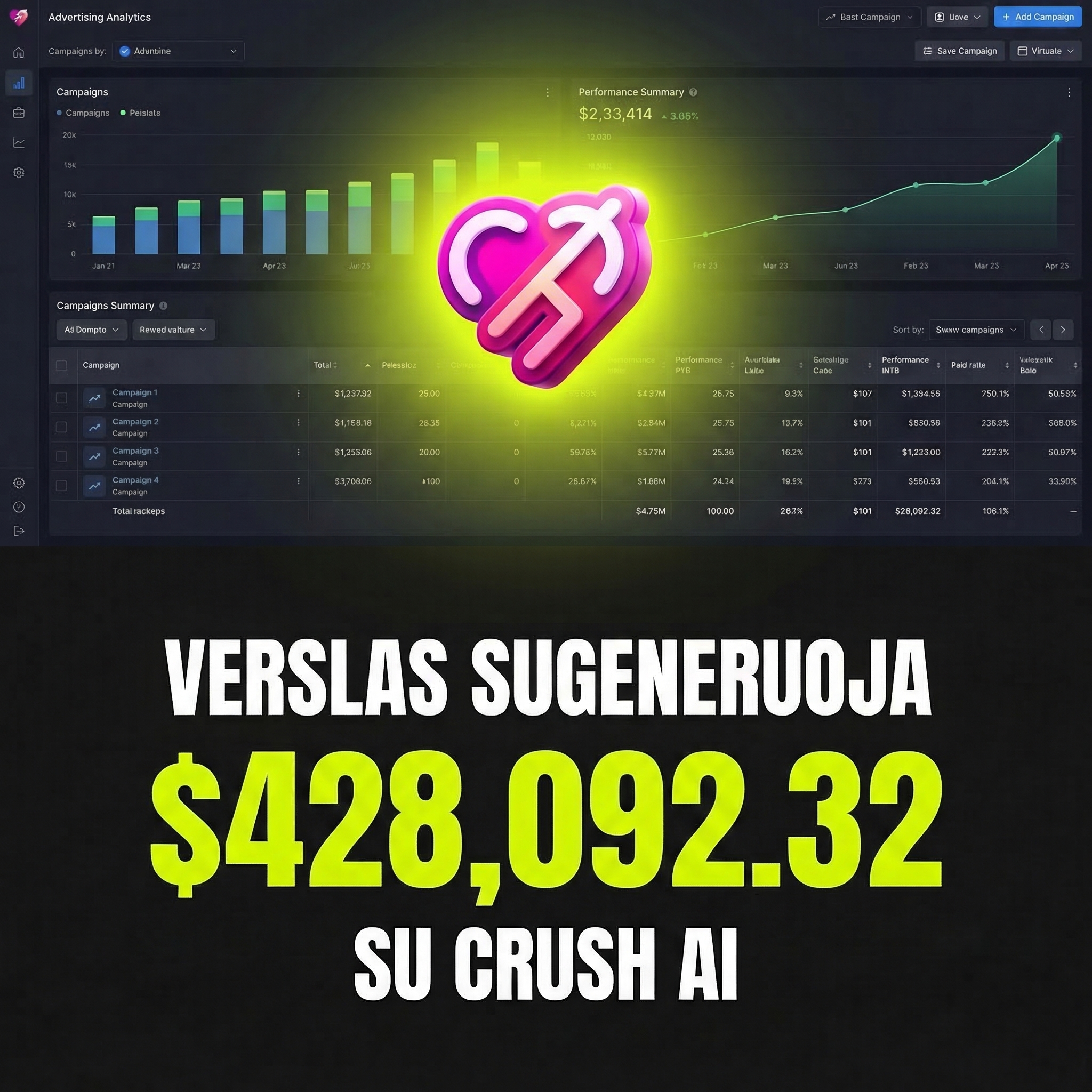 trycrush.ai Facebook ad