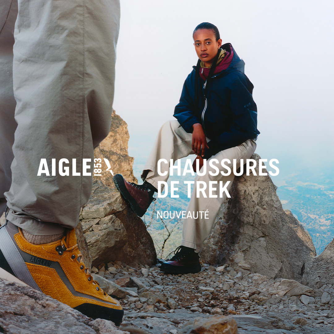 Aigle Facebook ad: Chaussures trek