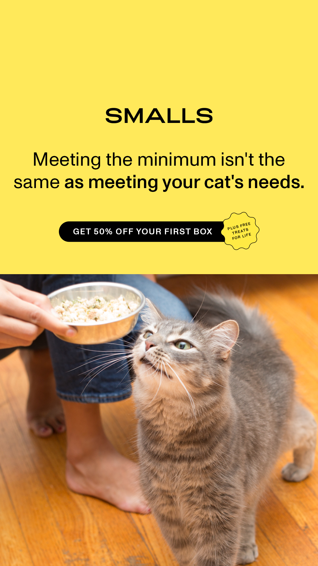 Smalls Facebook ad