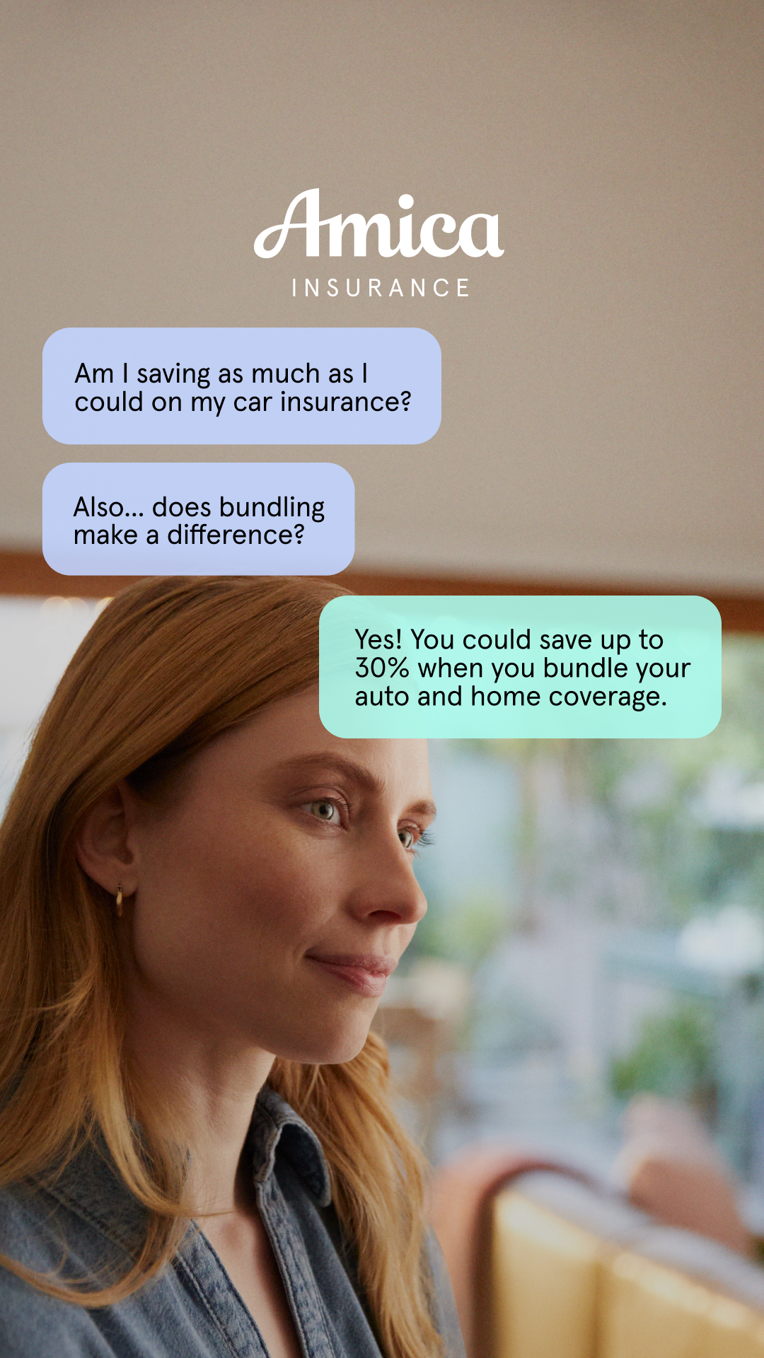 Amica Insurance Facebook ad