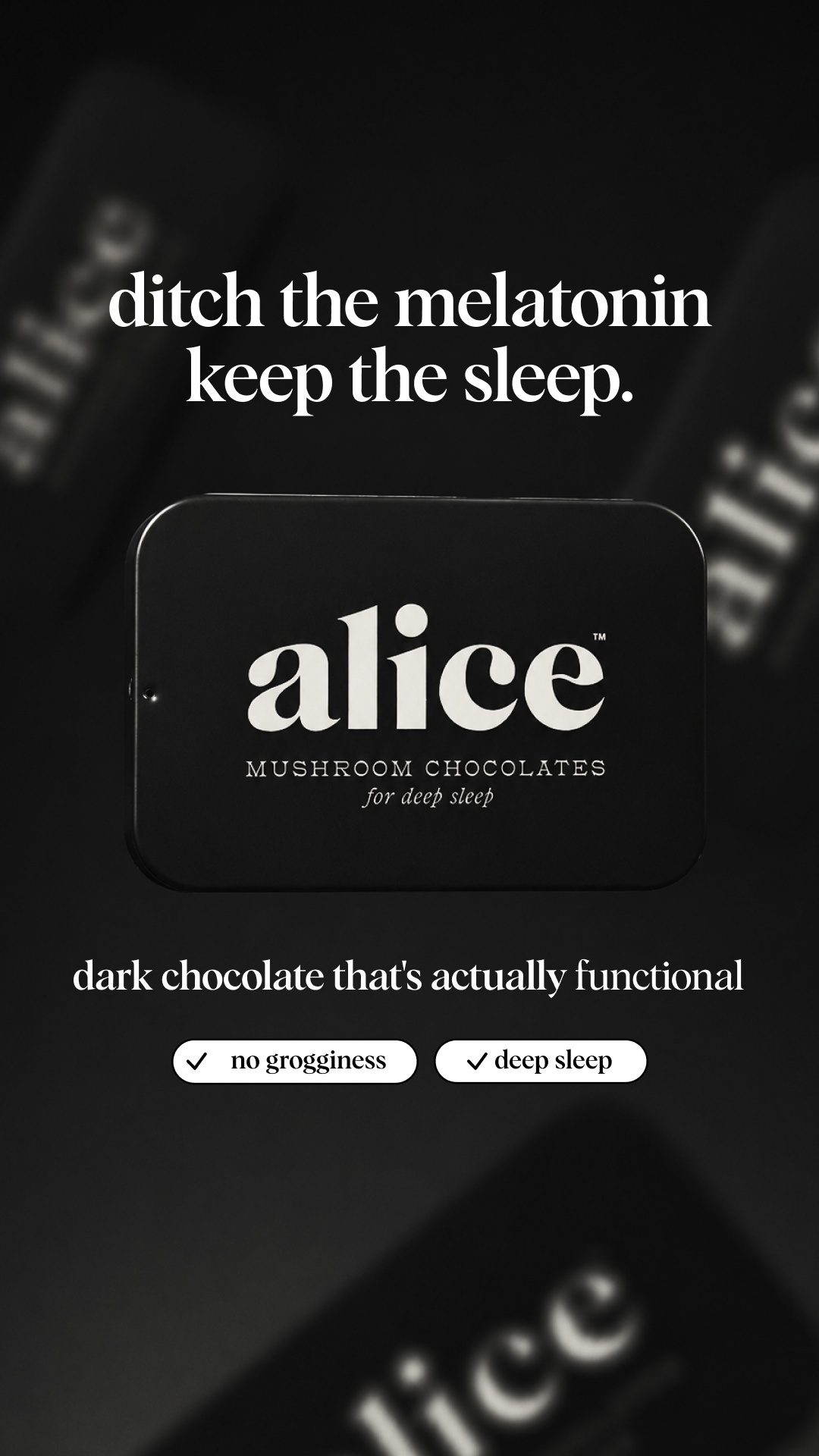 Alice Mushrooms Facebook ad