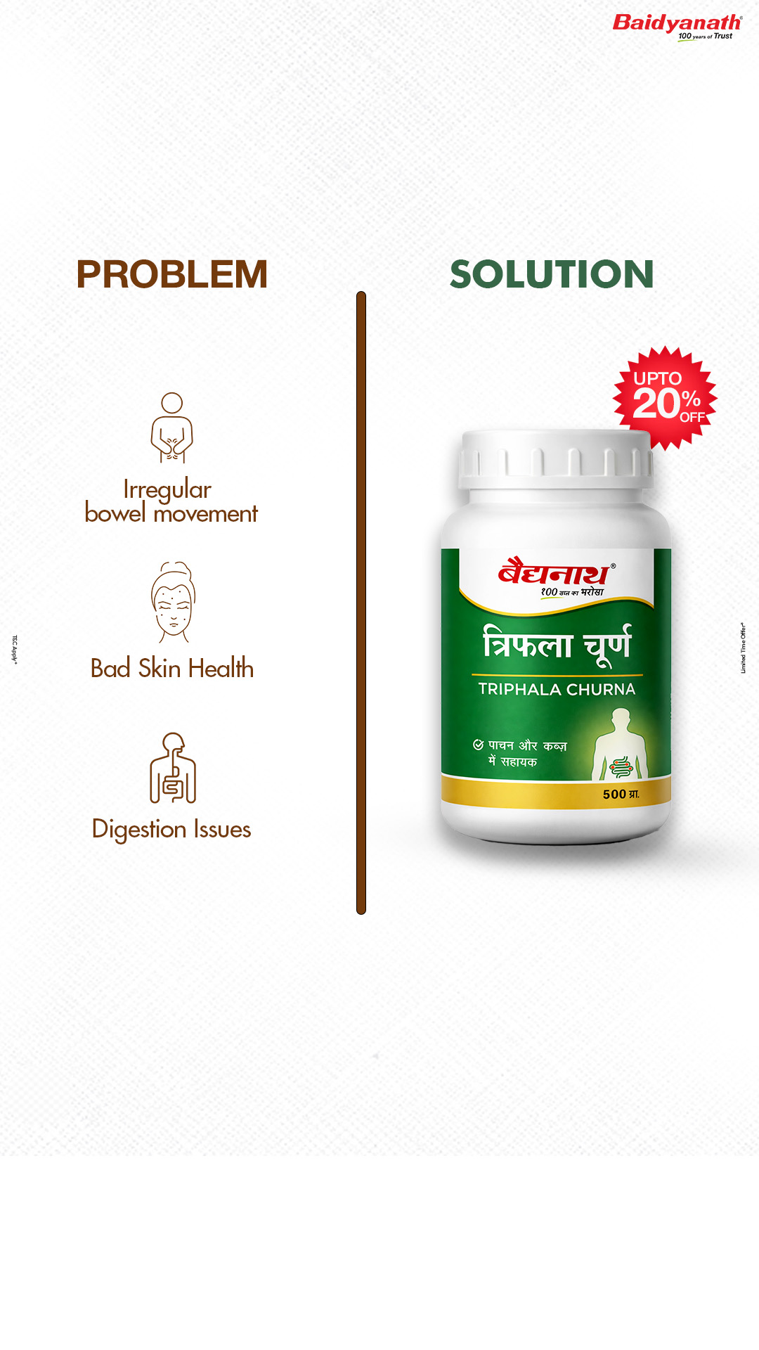 Baidyanath Ayurved Facebook ad