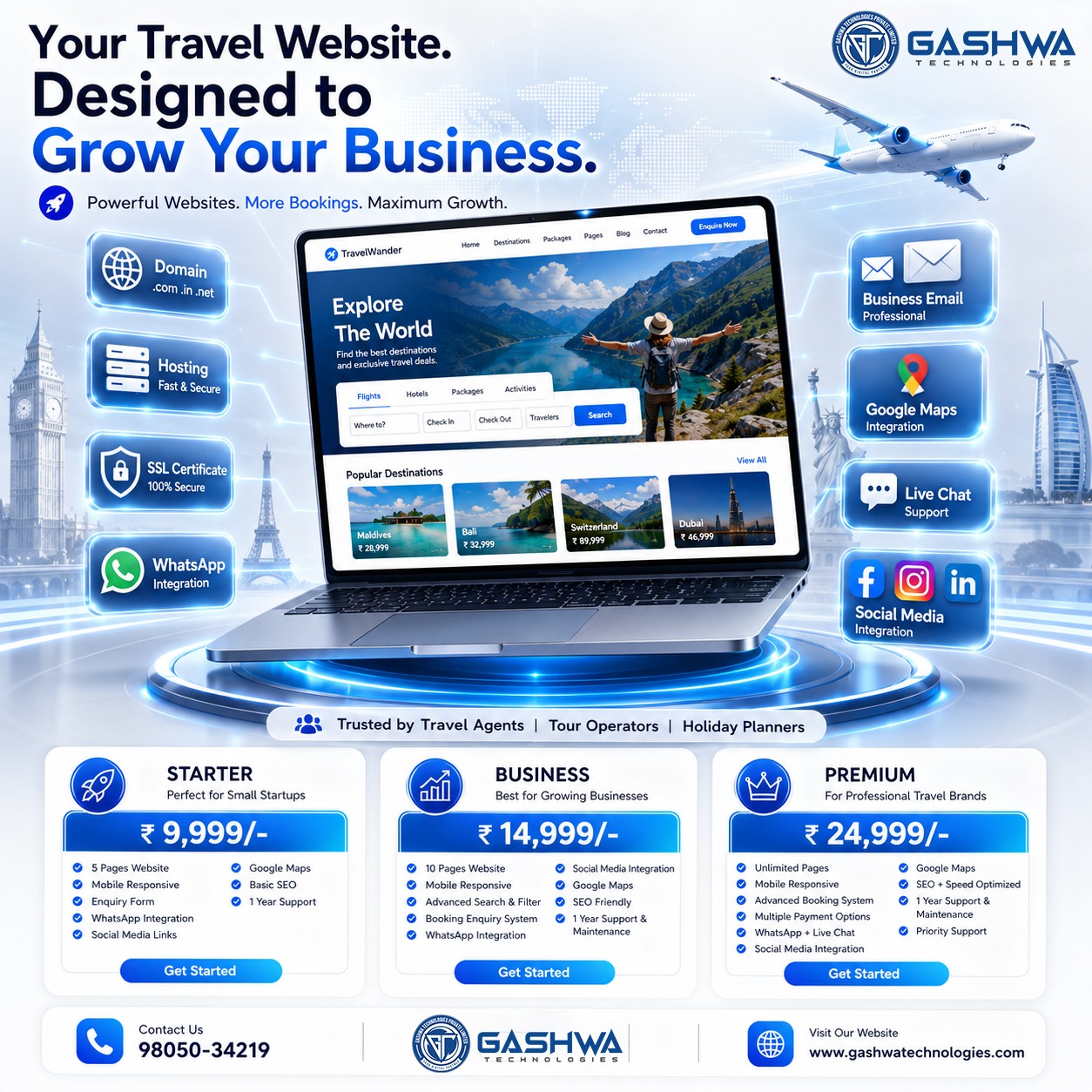 Gashwa Technologies Private Limited Facebook ad: Send WhatsApp Message