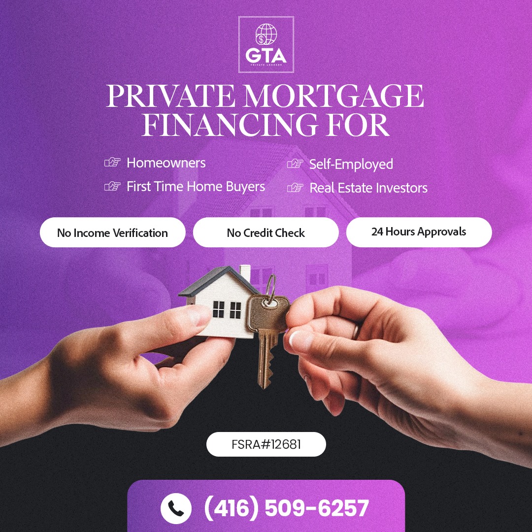 GTA Private Lenders Facebook ad