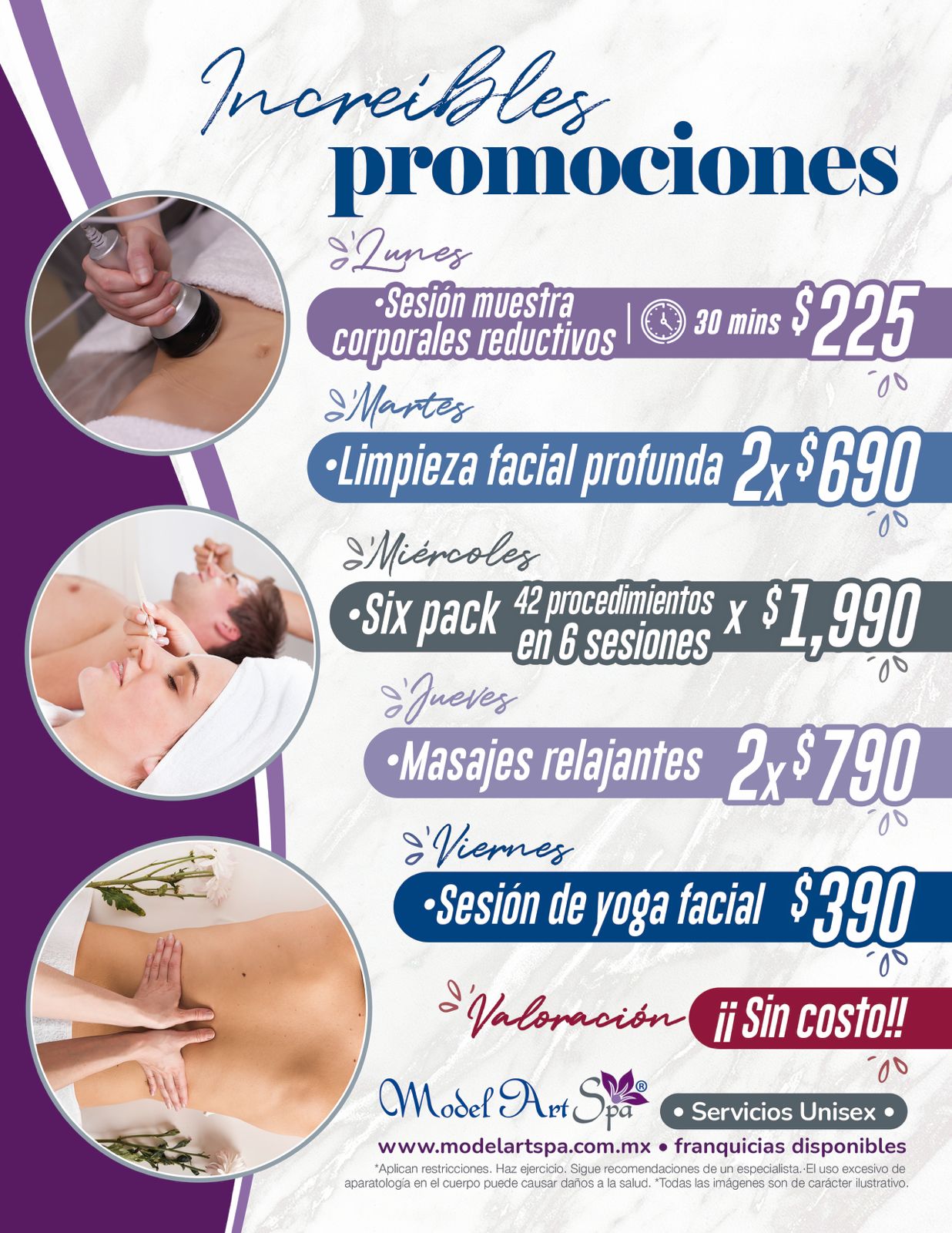 Model Art Spa Del Valle Facebook ad: ¡Tu cuerpo pide un respiro y en Model…