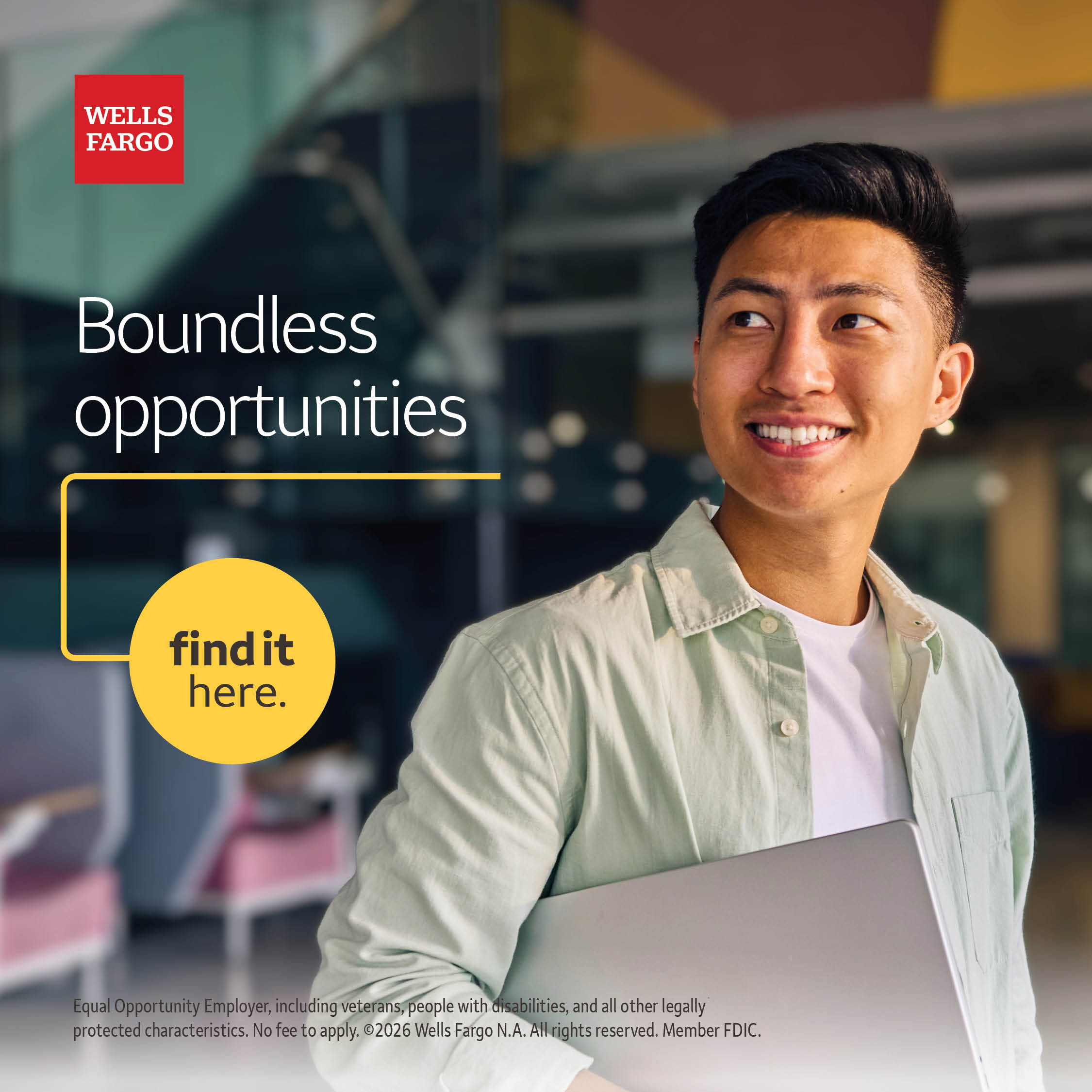Wells Fargo Facebook ad