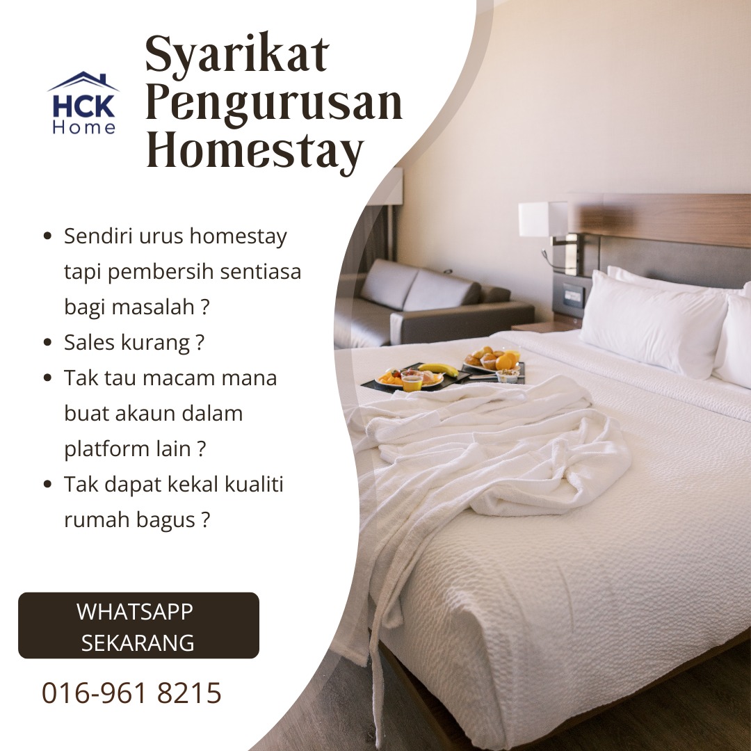 HCK Homestay Management Malaysia Facebook ad