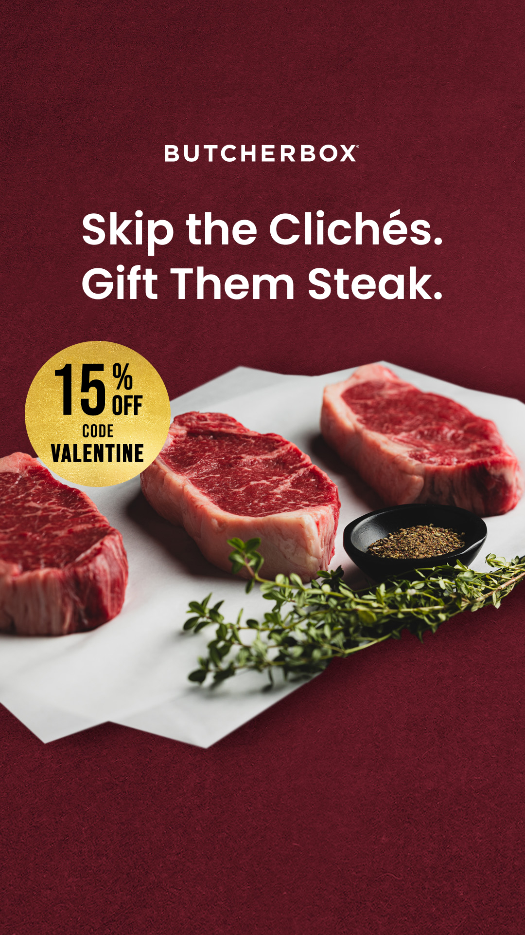 ButcherBox Facebook ad