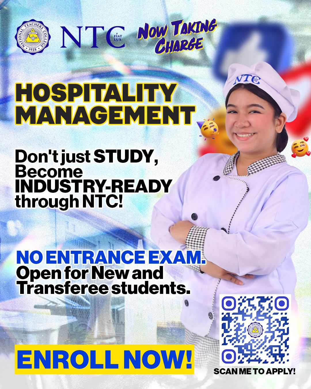 National Teachers College Facebook ad