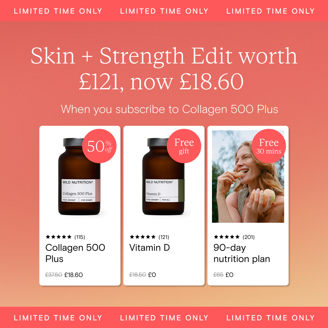 Wild Nutrition Facebook ad: Your glow, from within