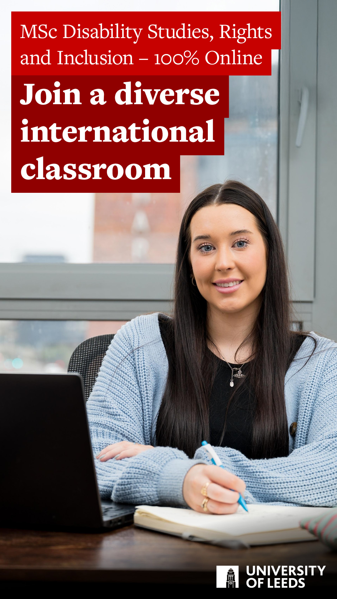 Online Courses at the University of Leeds Facebook ad