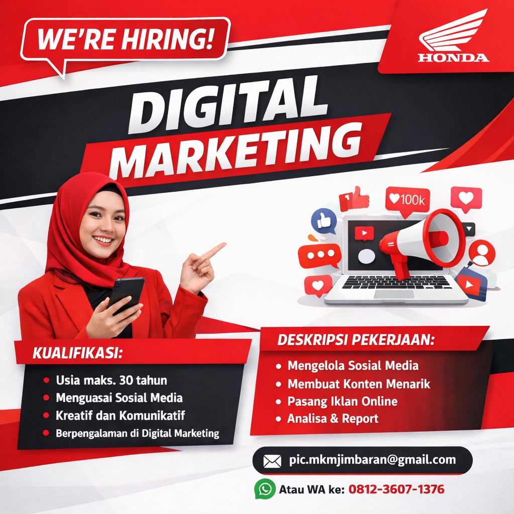 Lowongan Pekerjaan Facebook ad: Daftarkan Diri Anda