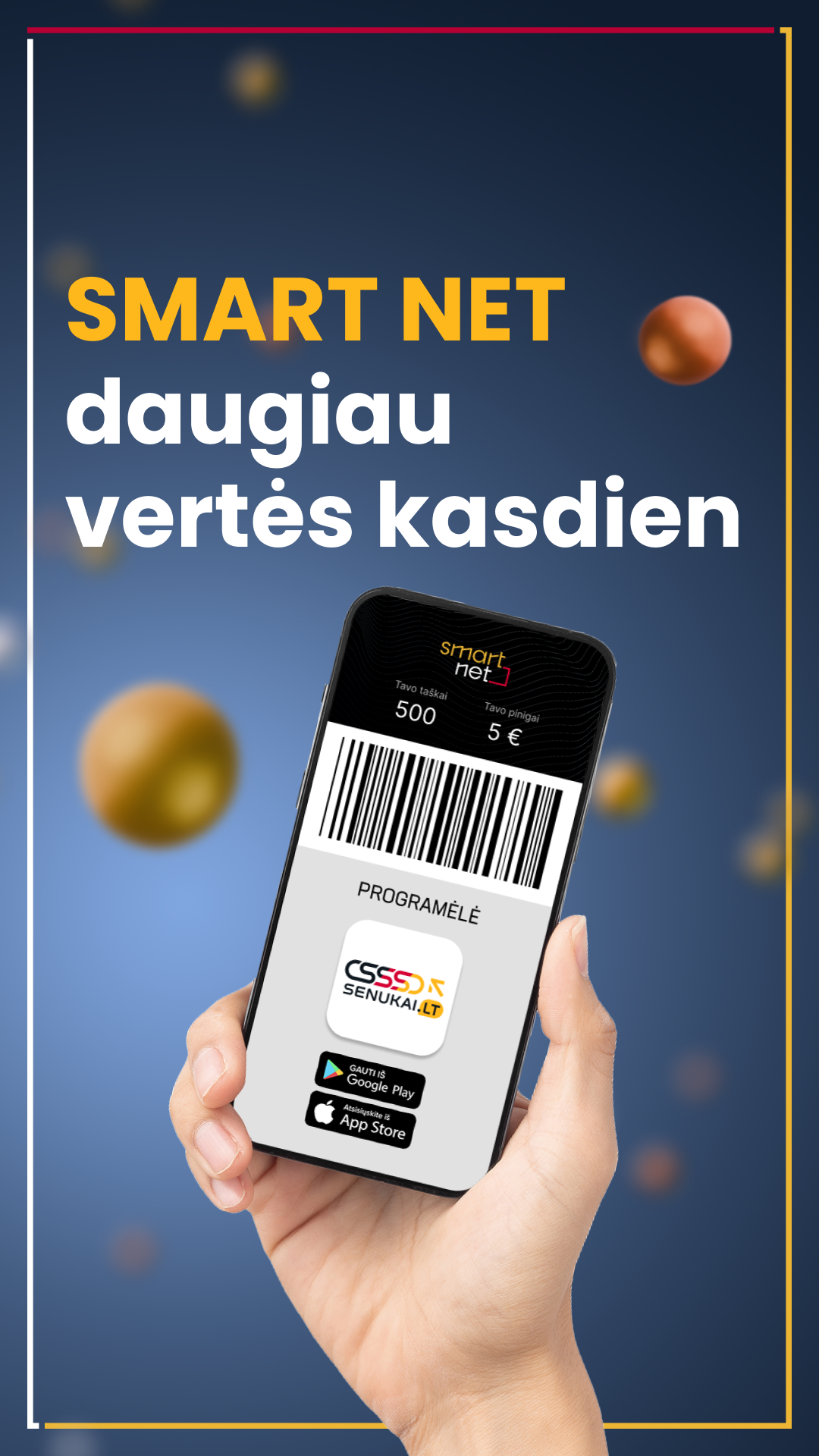 Senukai Facebook ad