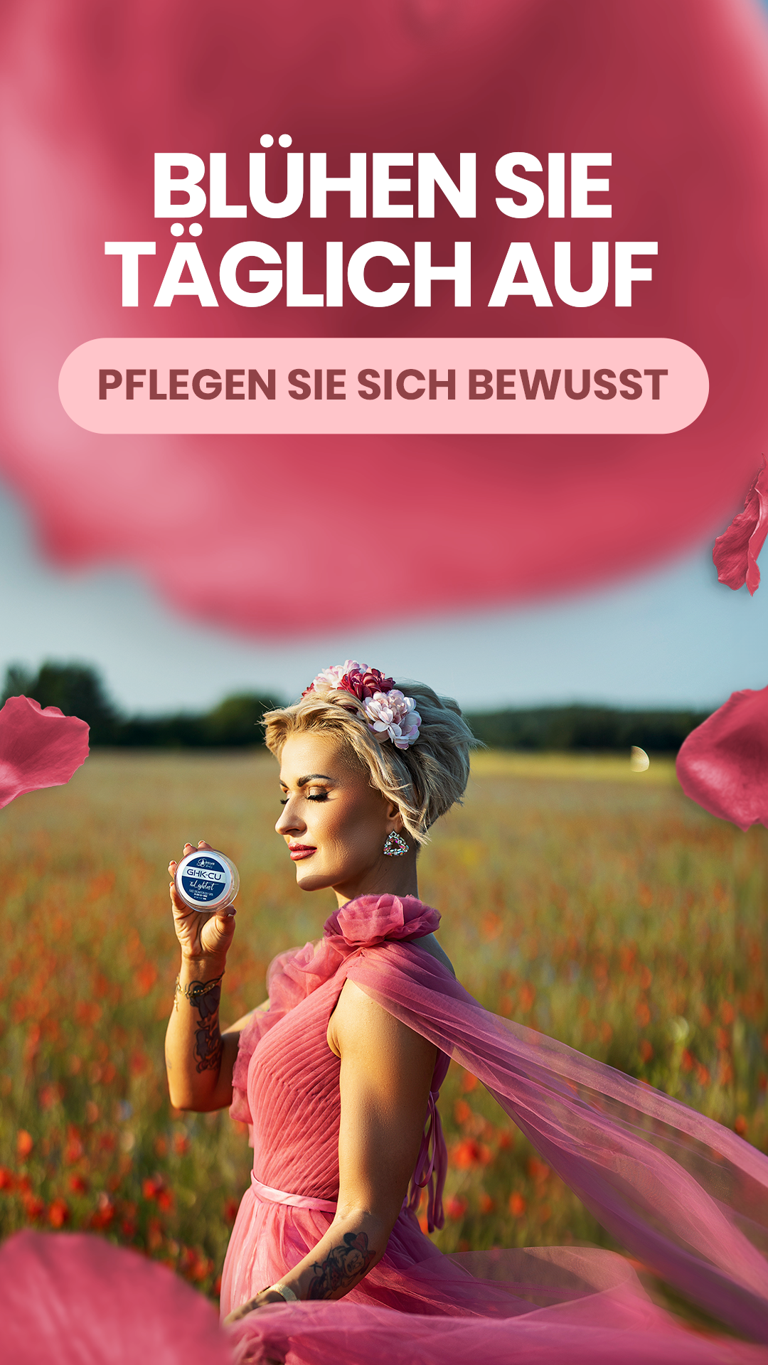 Biolabshop Facebook ad: Revolution in der Anti-Aging-Pflege