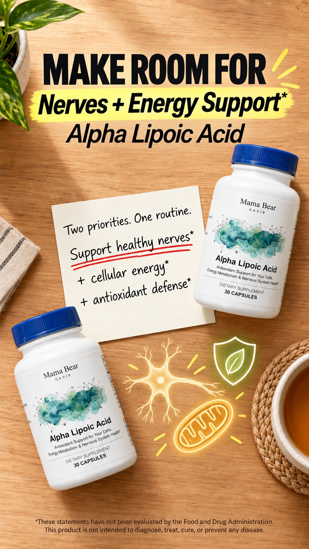 Mama Bear Oasis Facebook ad: Say Goodbye to Sleepless Nights