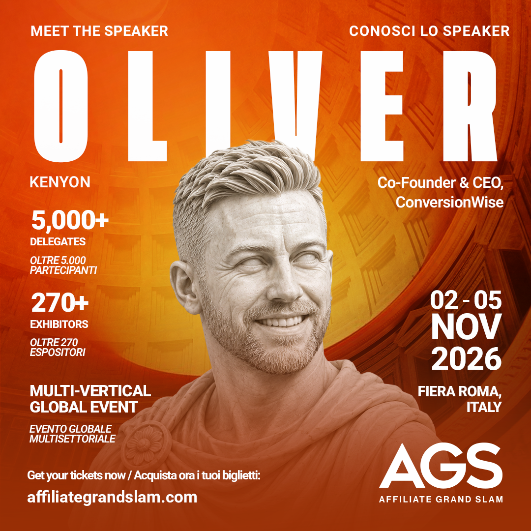 Affiliate Grand Slam Facebook ad: Meet Oliver Kenyon - Co-Founder & CEO, ConversionWise