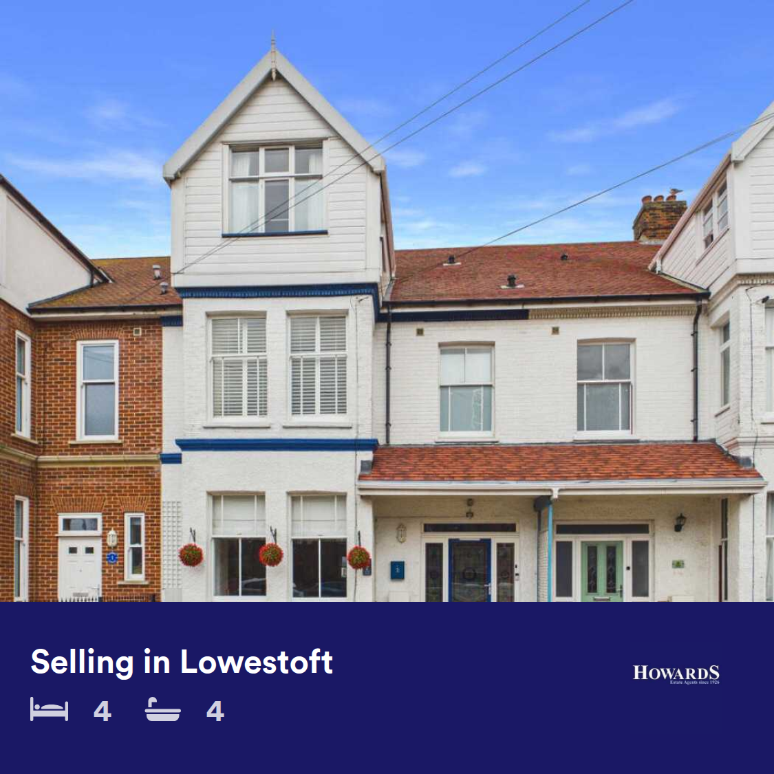 Howards Estate Agents Lowestoft Facebook ad