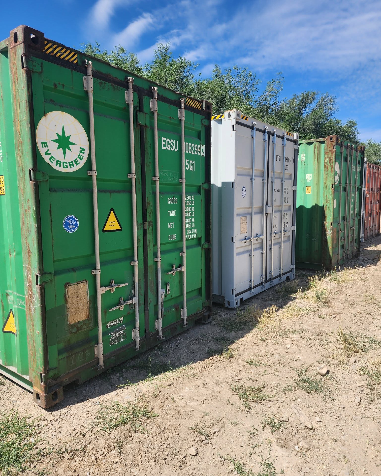 Vern Coggle Facebook ad: Shipping Containers, Roosevelt UT!