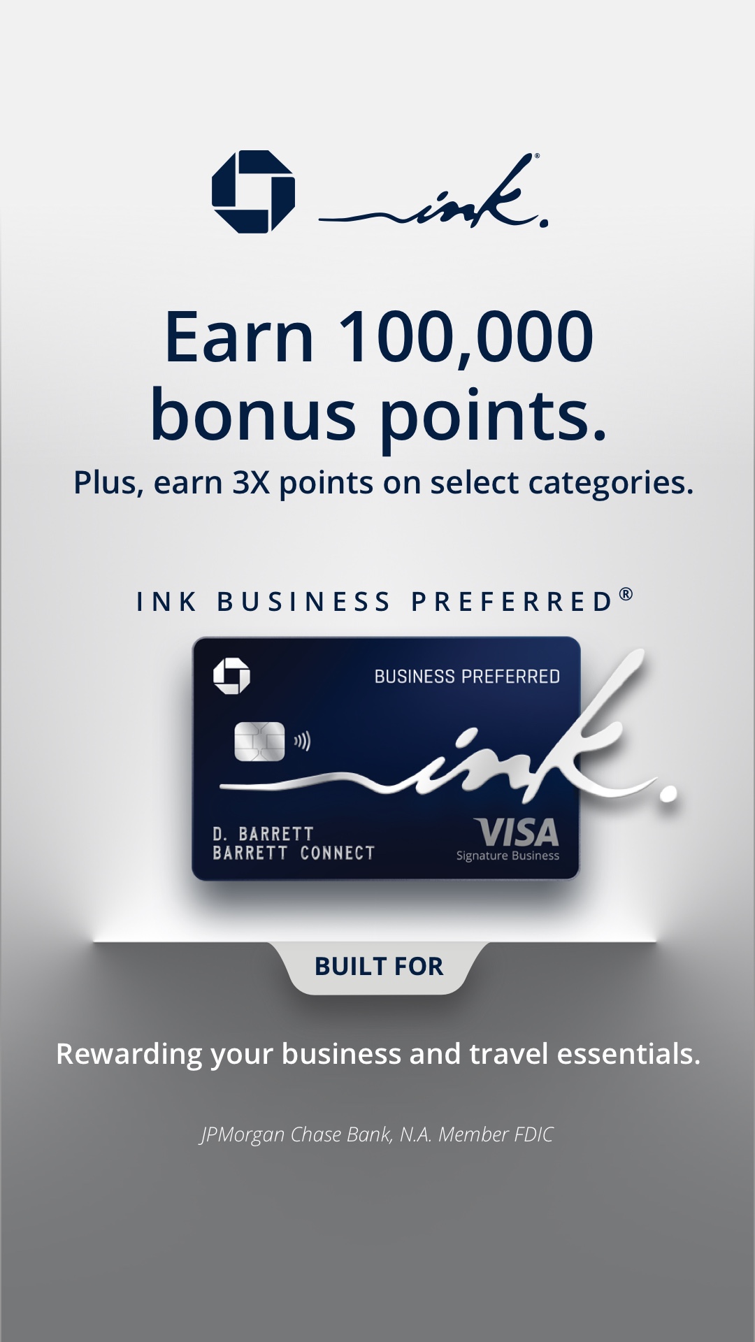 Chase Facebook ad