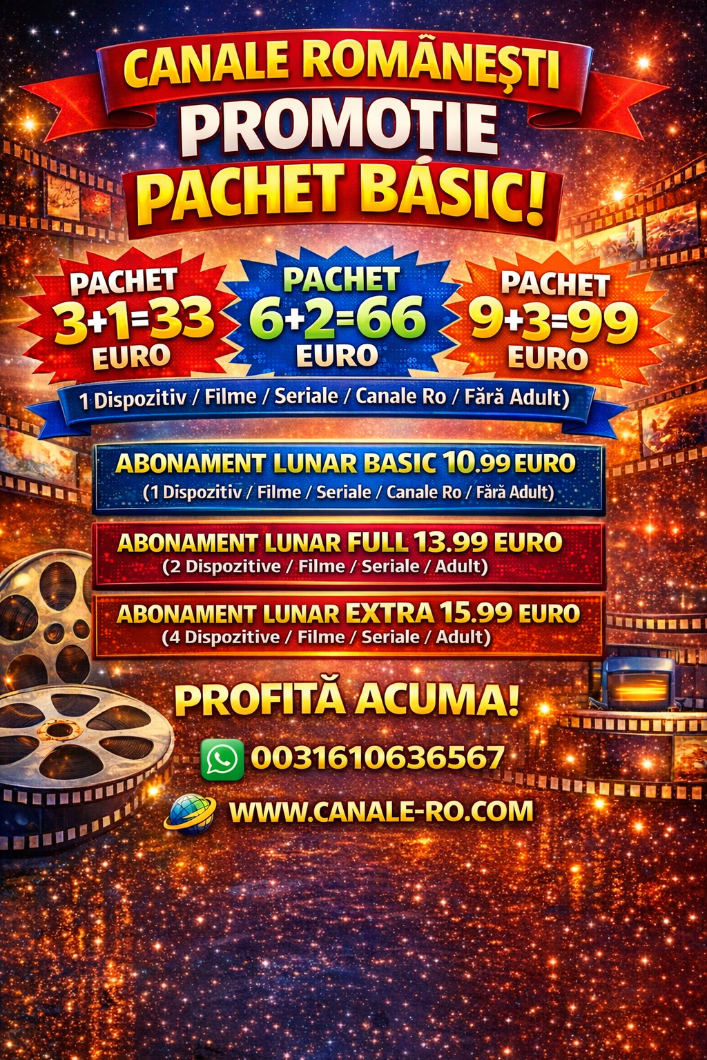 Romania Mare Grila TV Facebook ad from Mar 7, 2026