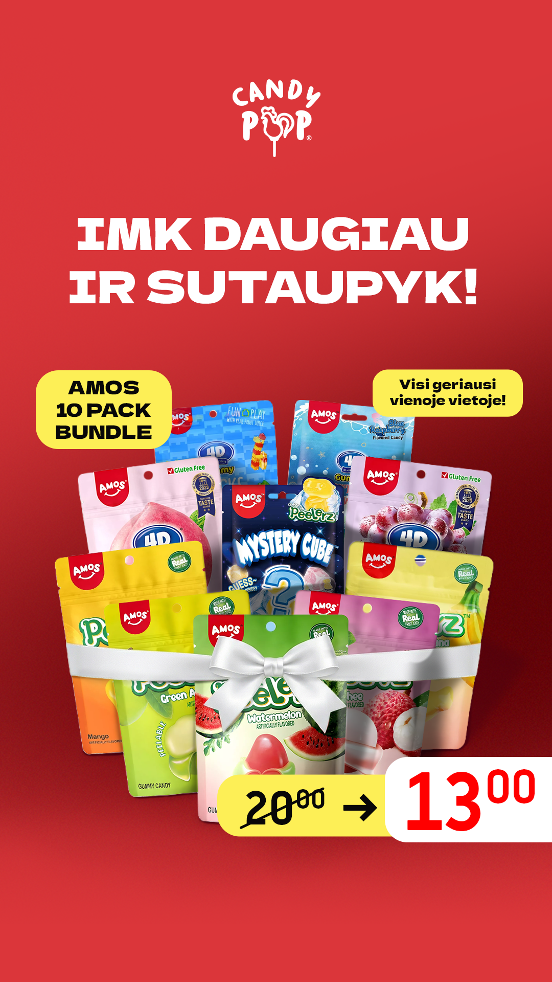 Candy POP Facebook ad