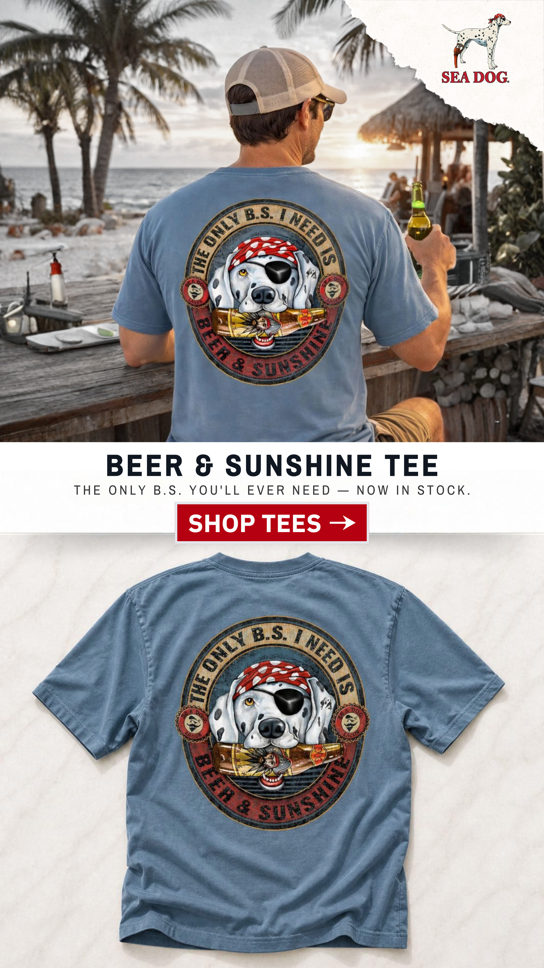 Sea Dog T-Shirts Facebook ad