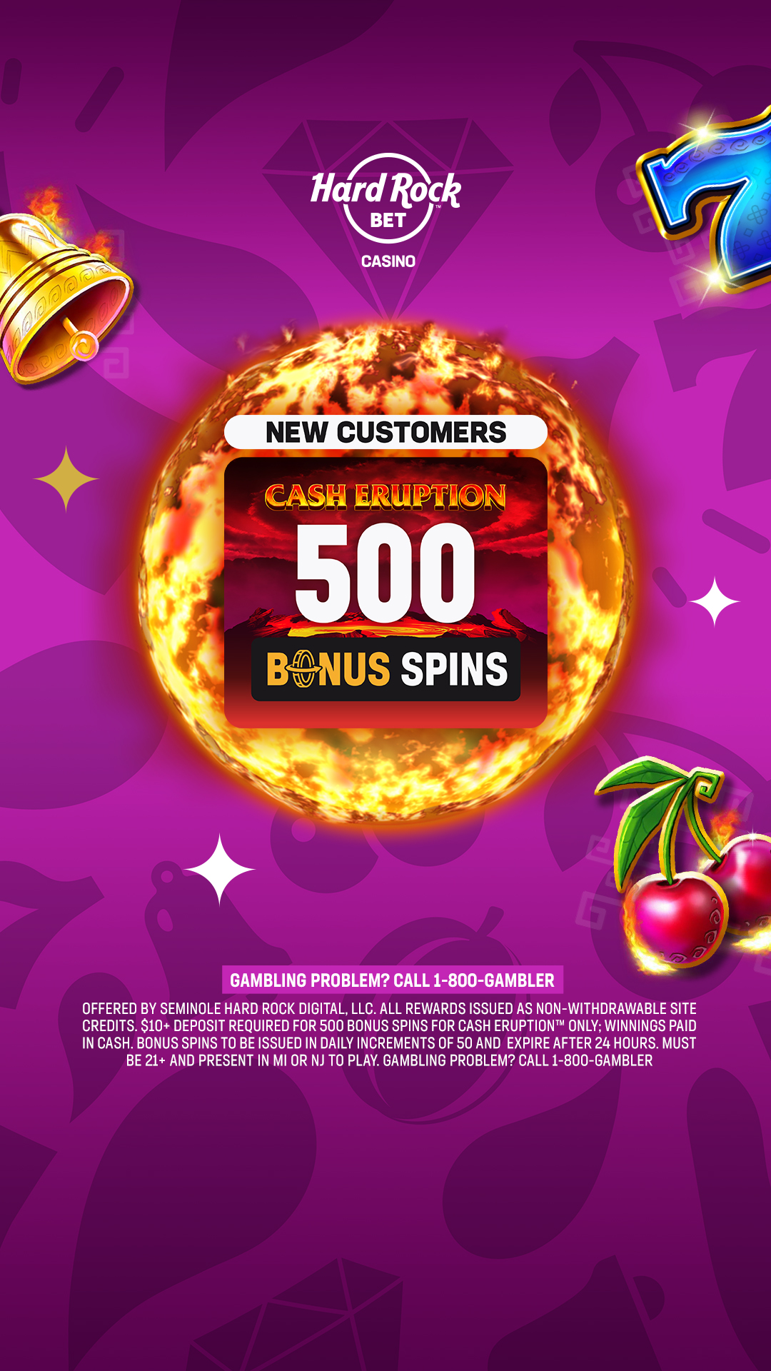 Hard Rock Bet Facebook ad