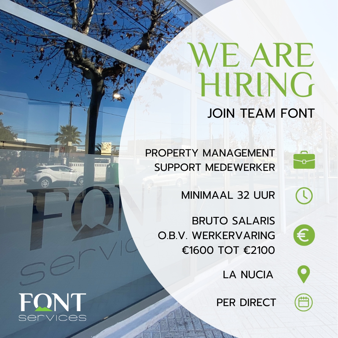 Font Services Facebook ad: Ben jij organisatorisch sterk en houd je van…