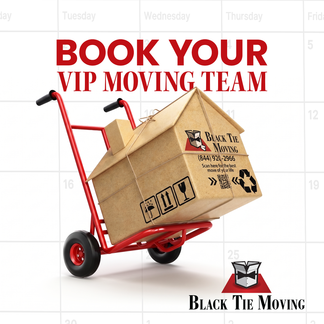 Black Tie Moving Services Facebook ad: Book Your Local Move