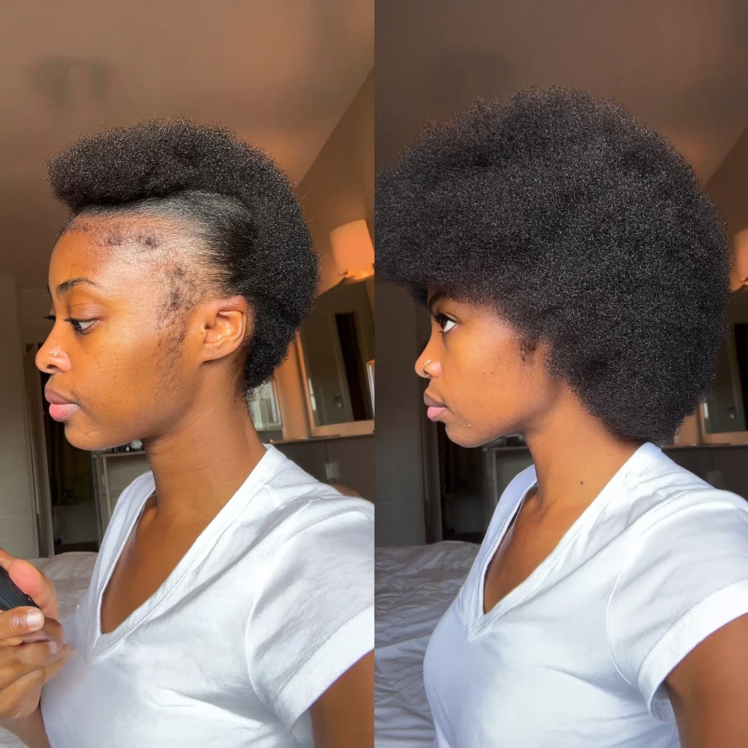 Keisha's Hair Journey Facebook ad