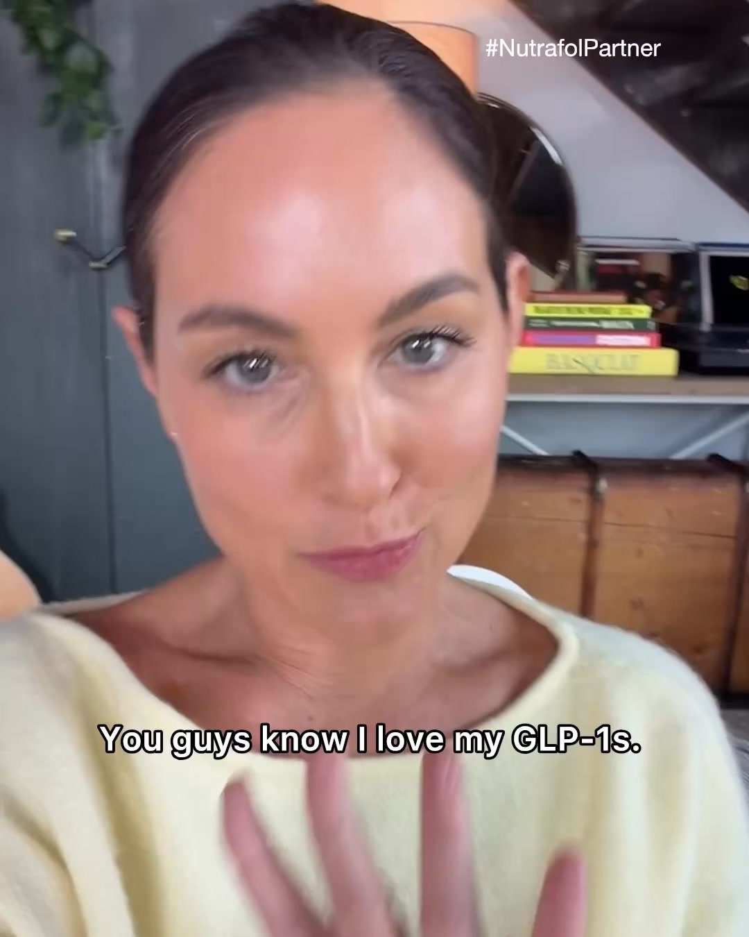 Nutrafol Facebook ad: GLP-1 routine, meet hair support.