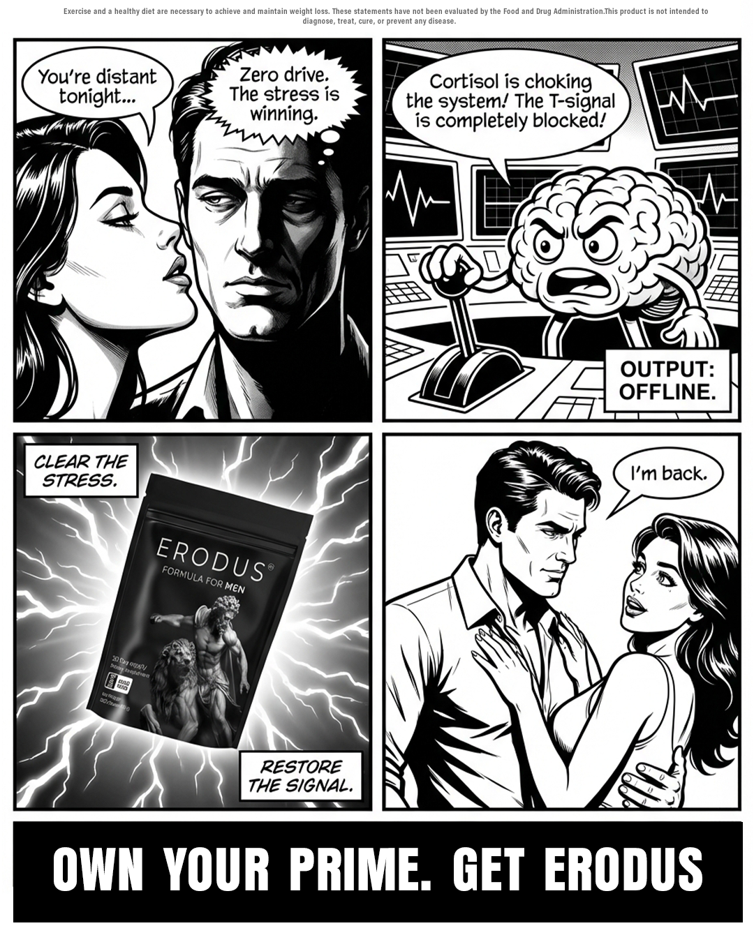 Erodus Formula For Men Facebook ad