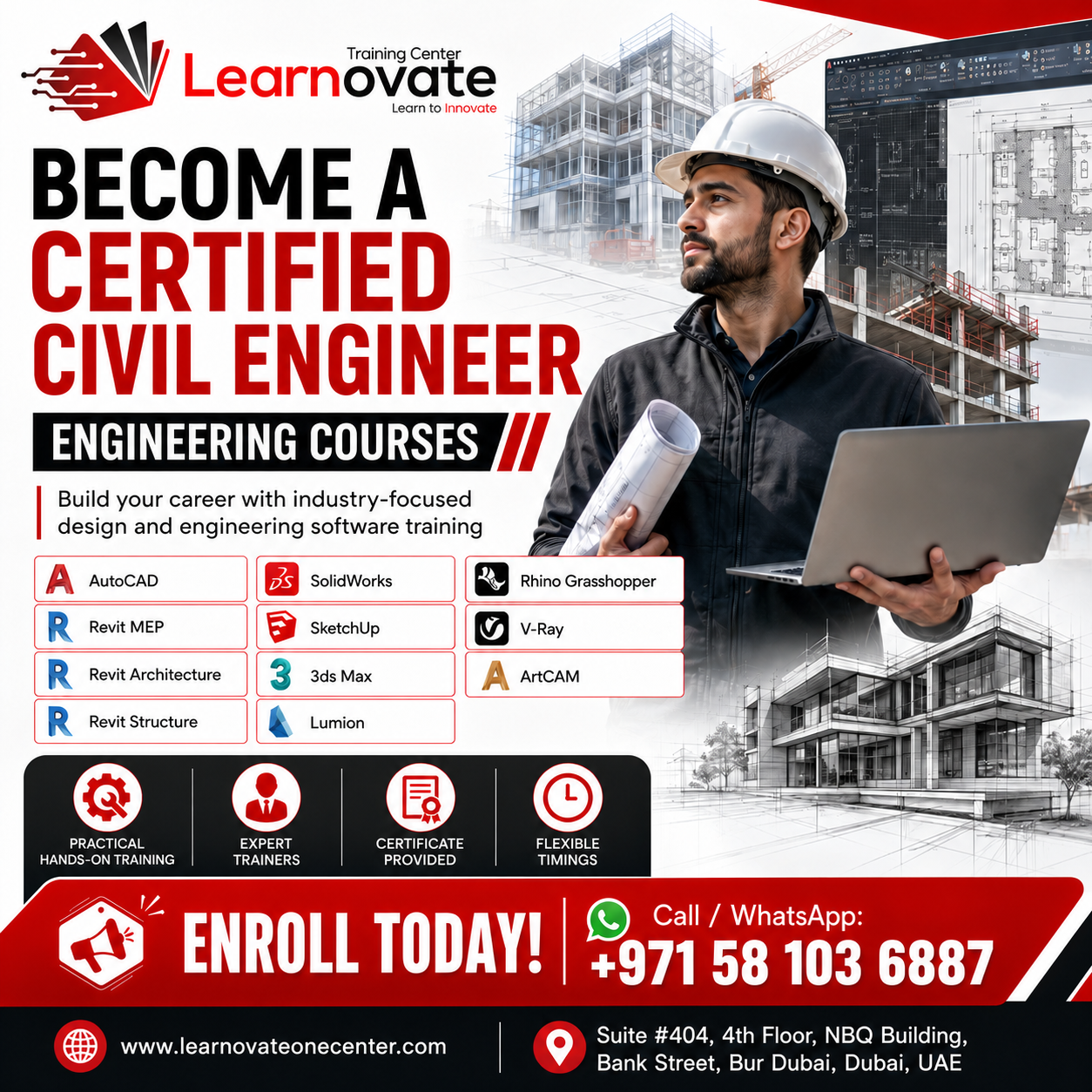 Learnovate Training Institute Facebook ad
