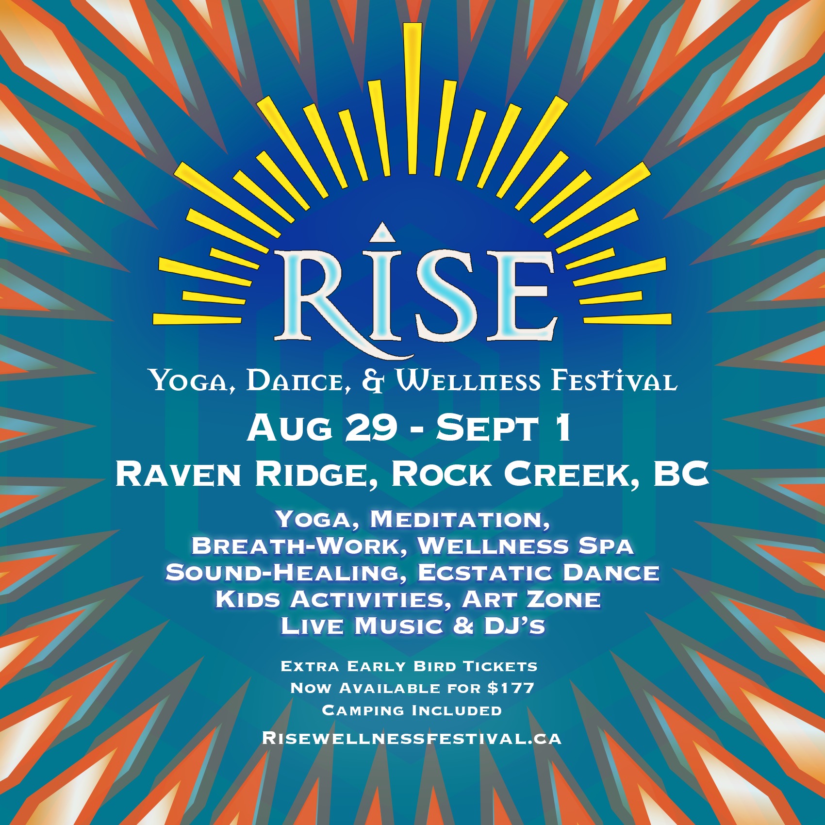 Rise Wellness Festival Facebook ad: Rise Wellness Festival 2024