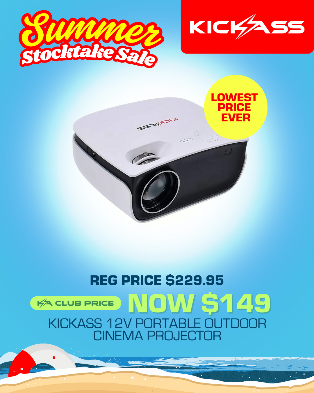 KickAss Products Facebook ad