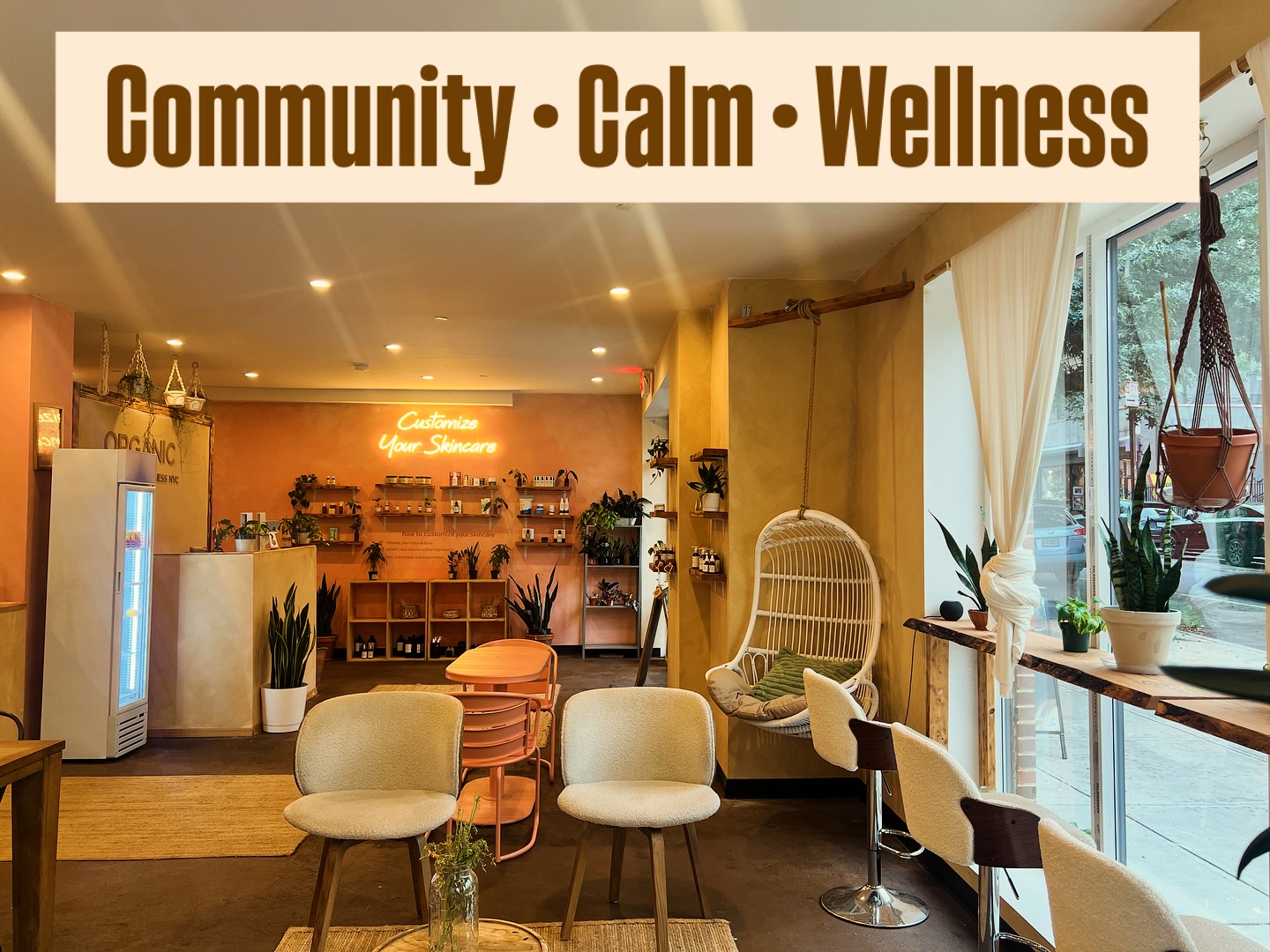 Organic Skin Care NYC Facebook ad: Organic Skincare + Wellness NYC