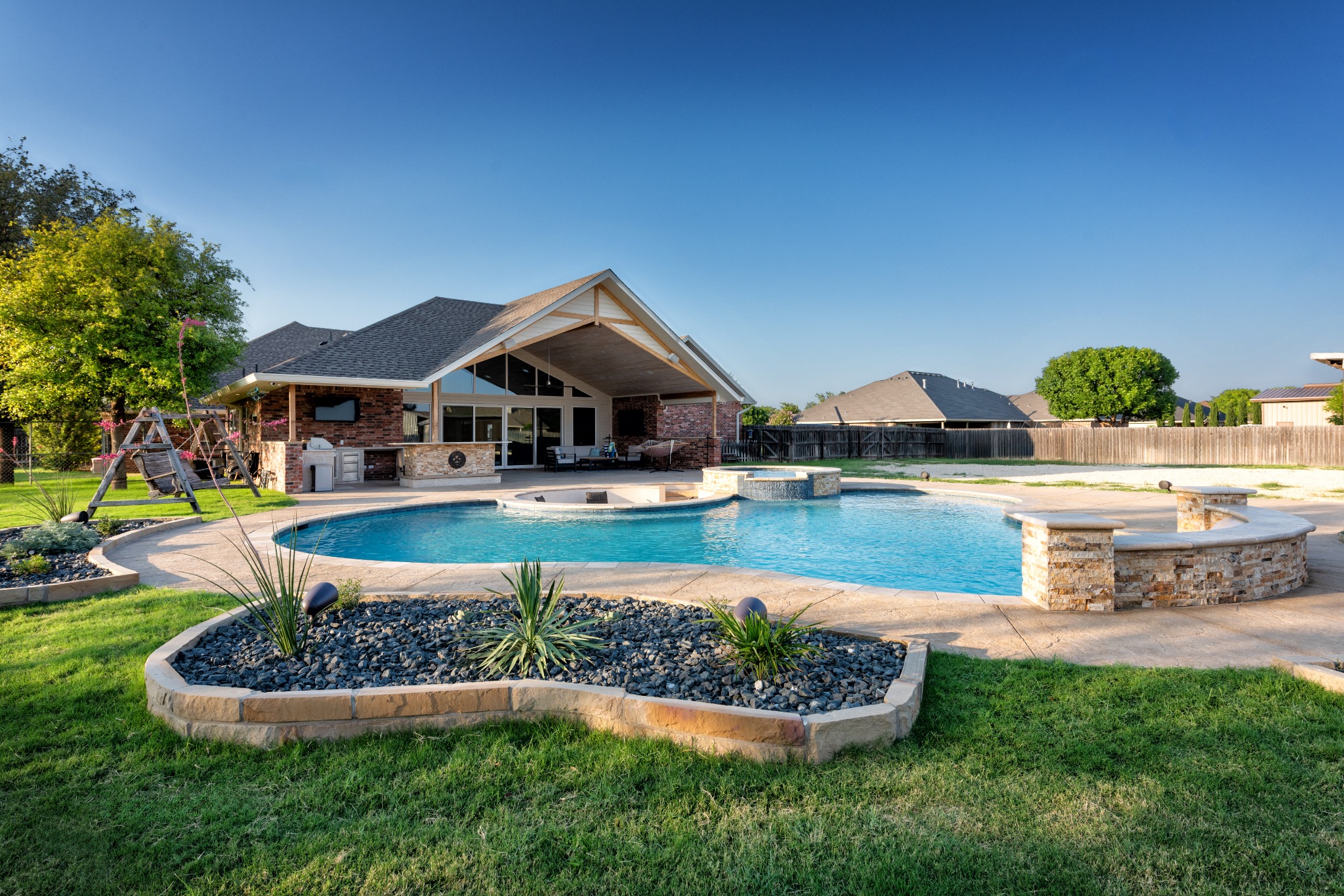 Southwest Pools & Spas Facebook ad: Your Dream Backyard Pool