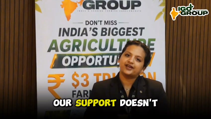 IGO Agri Techfarms Facebook ad: Own a Professionally Managed Vertical Ginger Farm
