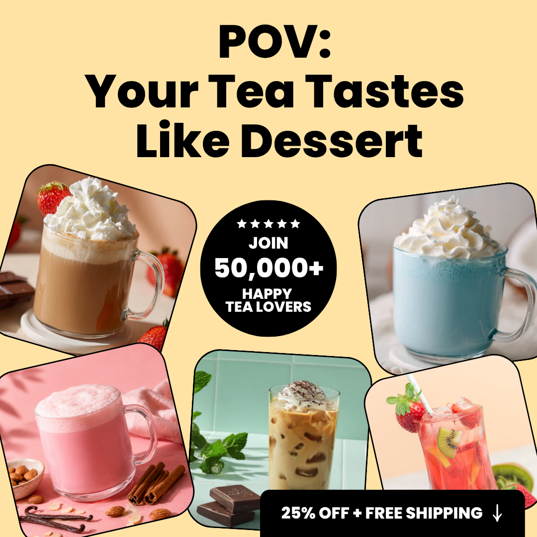 Tealish Facebook ad: Life’s Too Short for Boring Tea