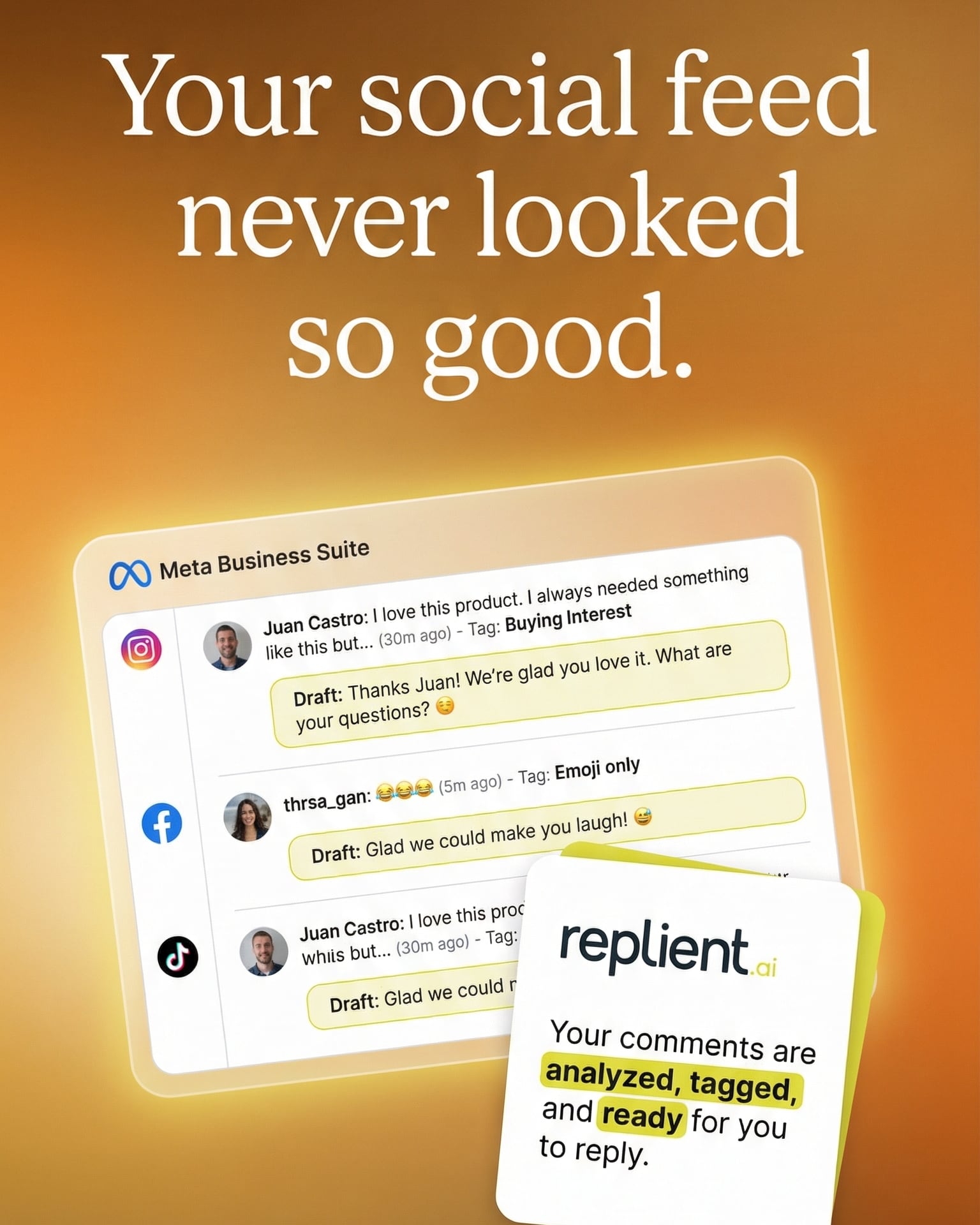 replient.ai Facebook ad from Jun 9, 2026