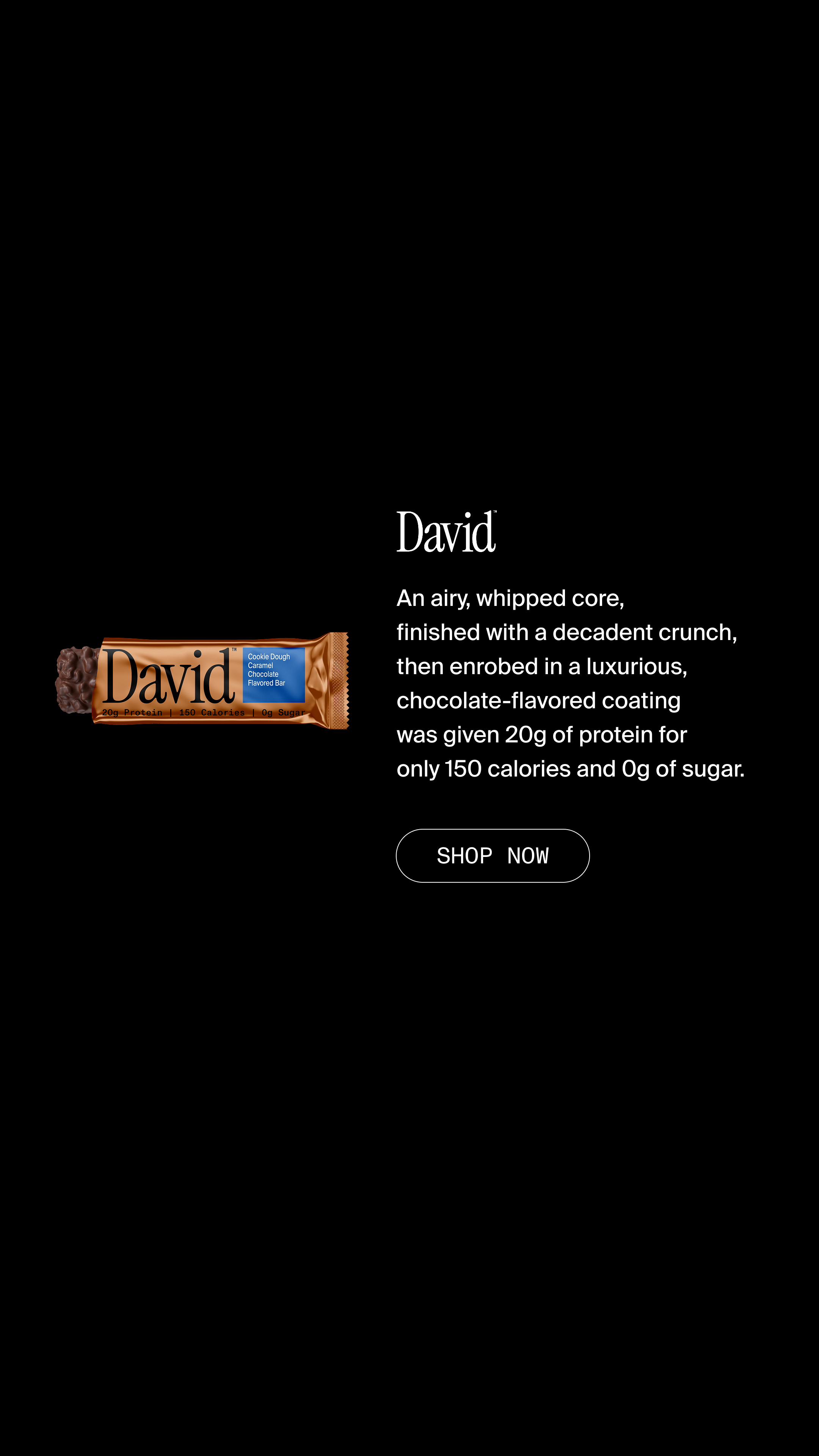 David Protein Facebook ad