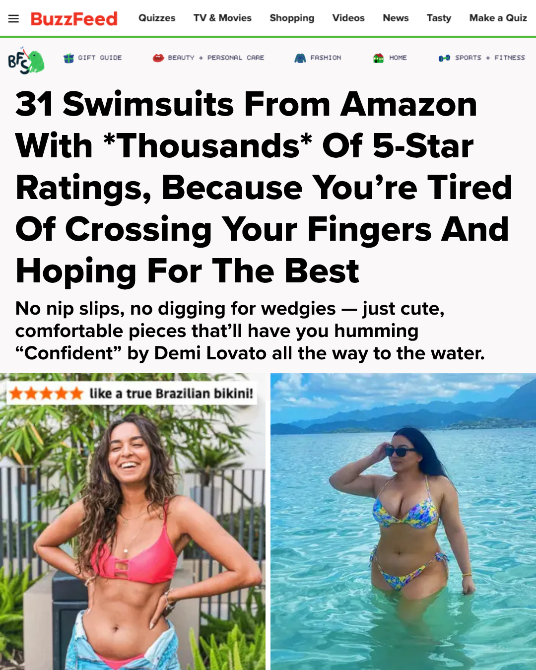 BuzzFeed Facebook ad