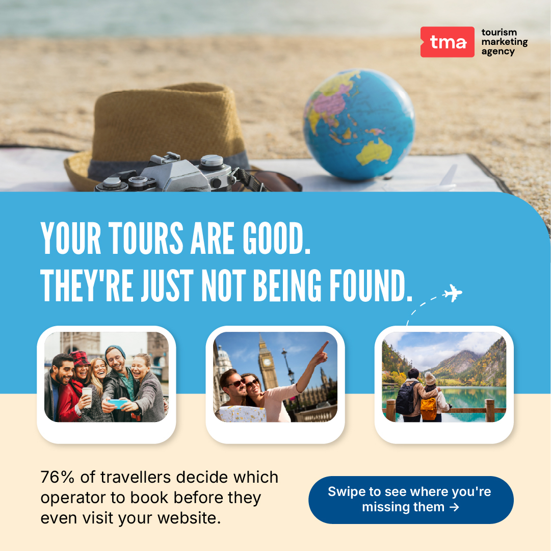 Tourism Marketing Agency Facebook ad: Generic agencies treat tourism like any other business.