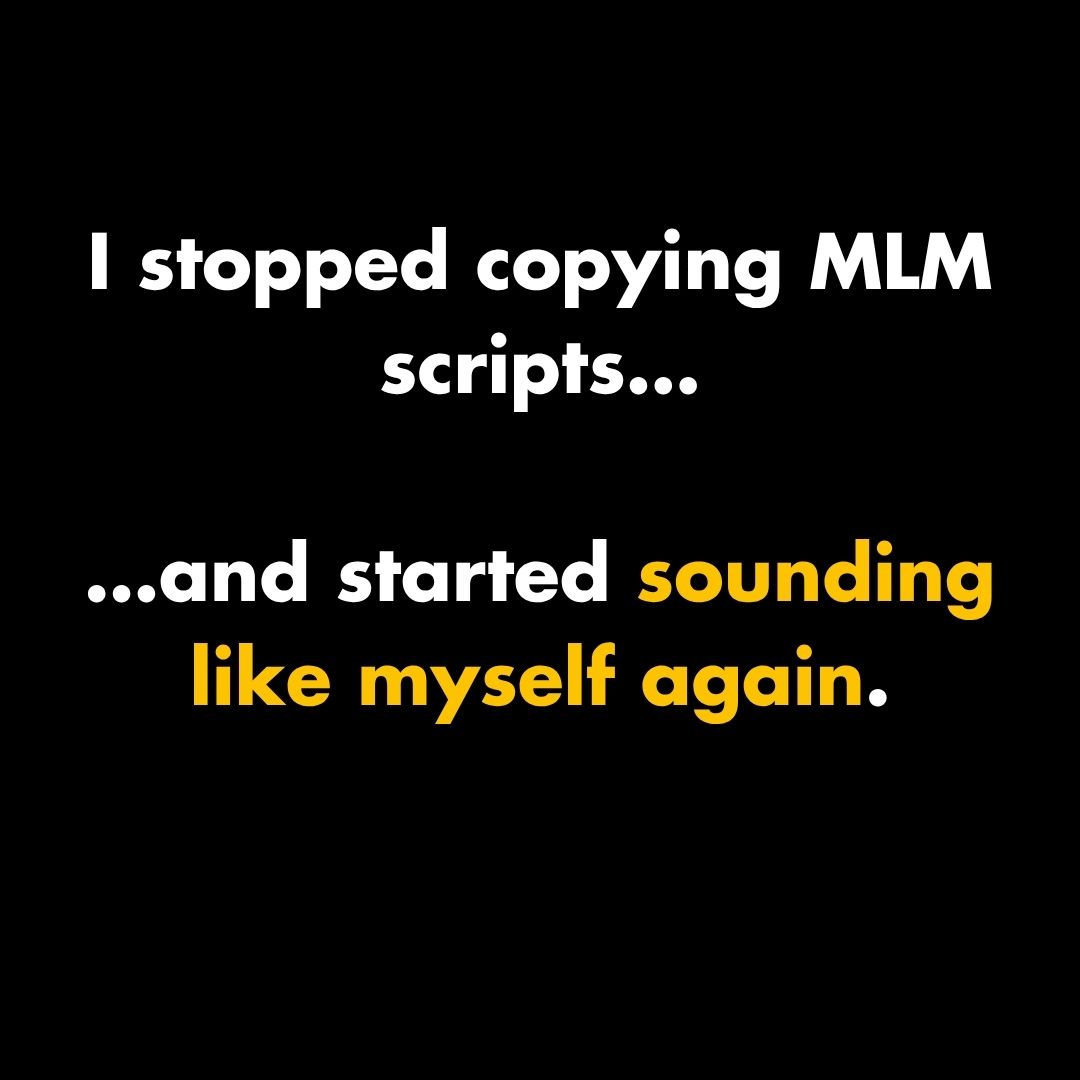 Melinda Spencer Facebook ad: Leads Daily Without Messaging Strangers