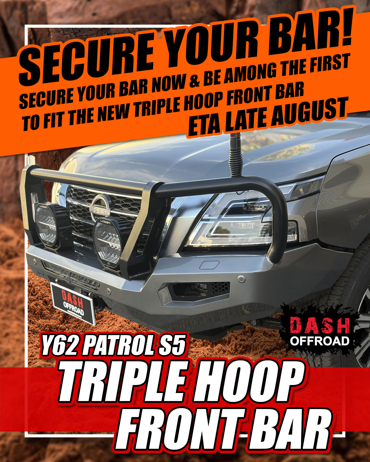 DASH OffRoad Facebook ad: Thinking about upgrading your Y62?