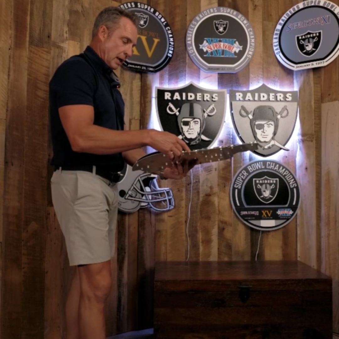 Hex Head Art Facebook ad: Built for Raider Nation