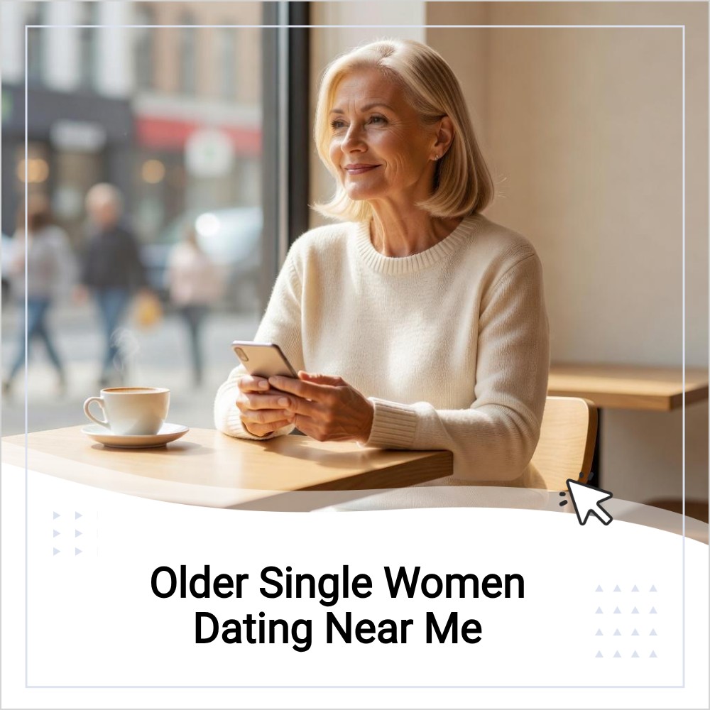 FAQArena Horizon Facebook ad: Dive Into Older Single Women Dating Locally.
