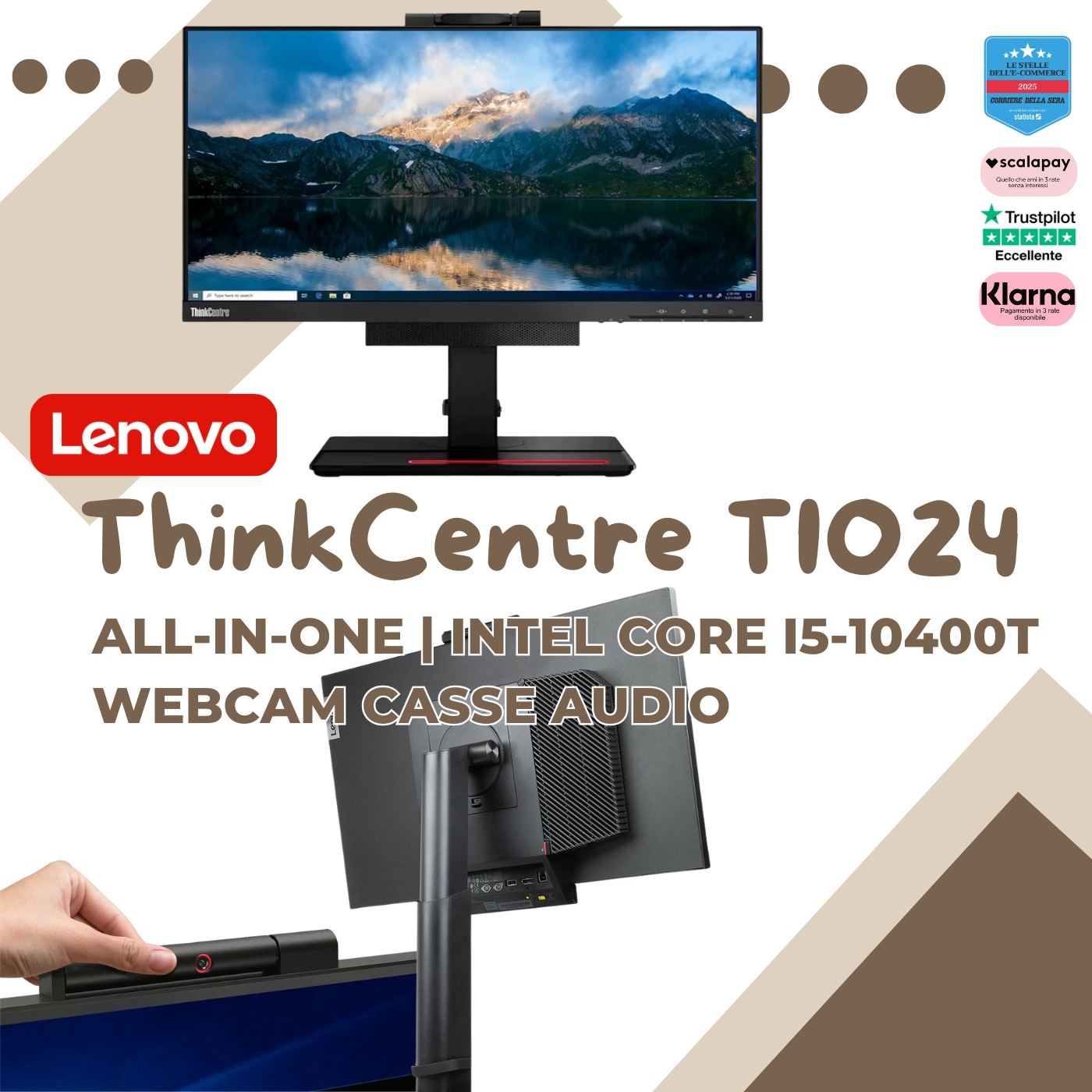 Messoanuovo.it Facebook ad: Lenovo ThinkCentre TIO24, All-in-One i5, 16-32GB RAM, SSDโฆ