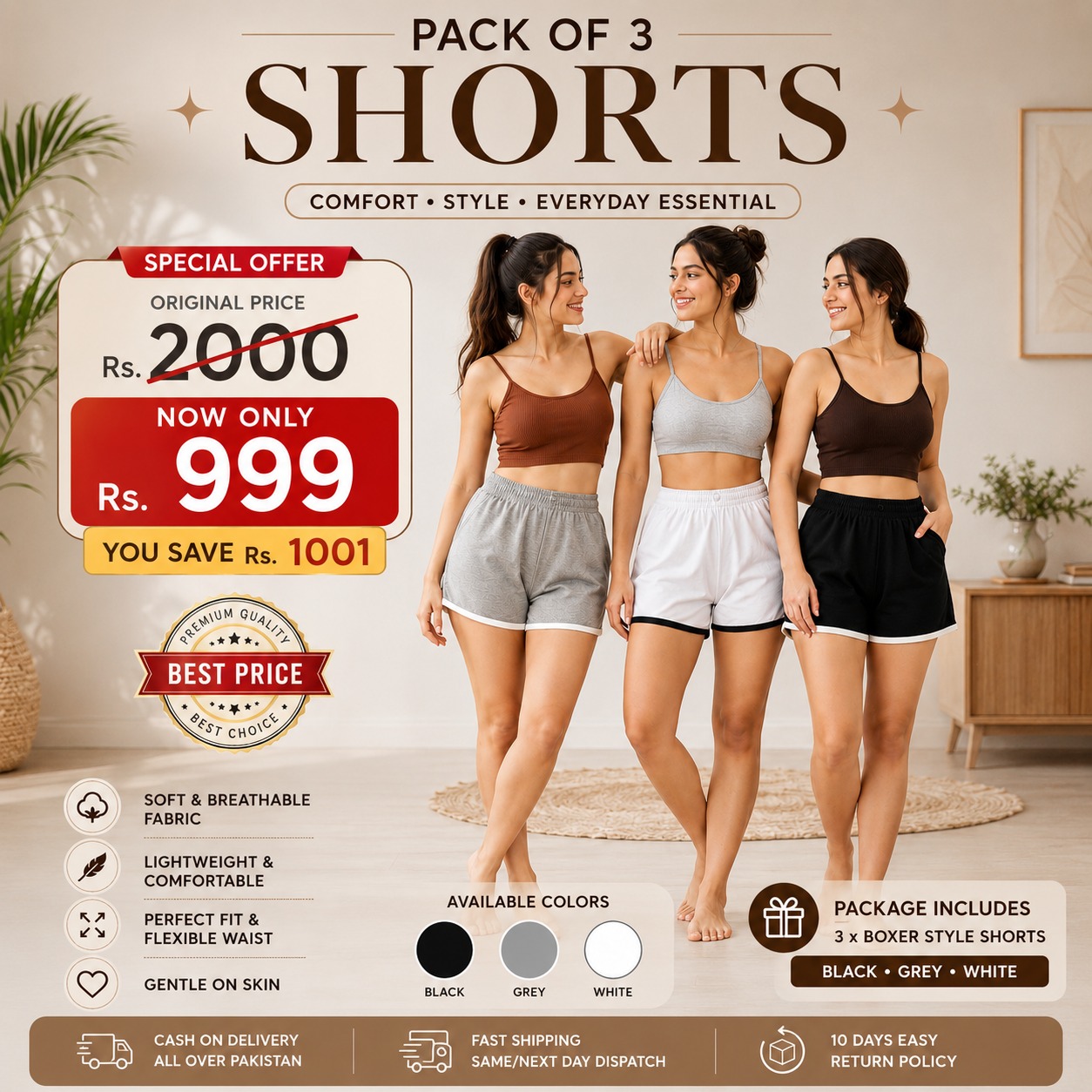 Easewear Facebook ad